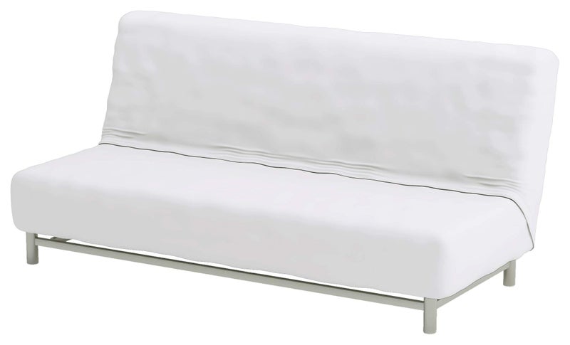 Sofa Pro The Polyester Flax Beddinge Lovas Sofa Bed Cover Replacement is Custom Made for IKEA Beddinge Sleeper, A Quality Futon Slipcover Replacement (White) - Image 1